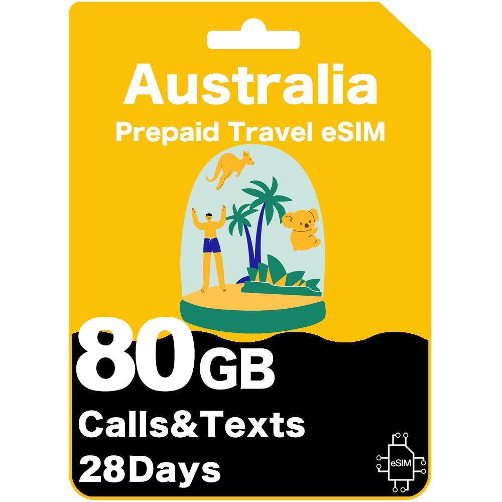 Australia Travel eSIM card -  Vodafone