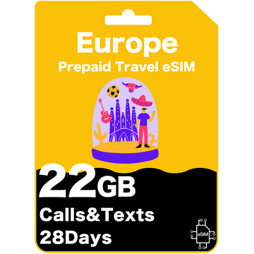 europe travel esim card - orange