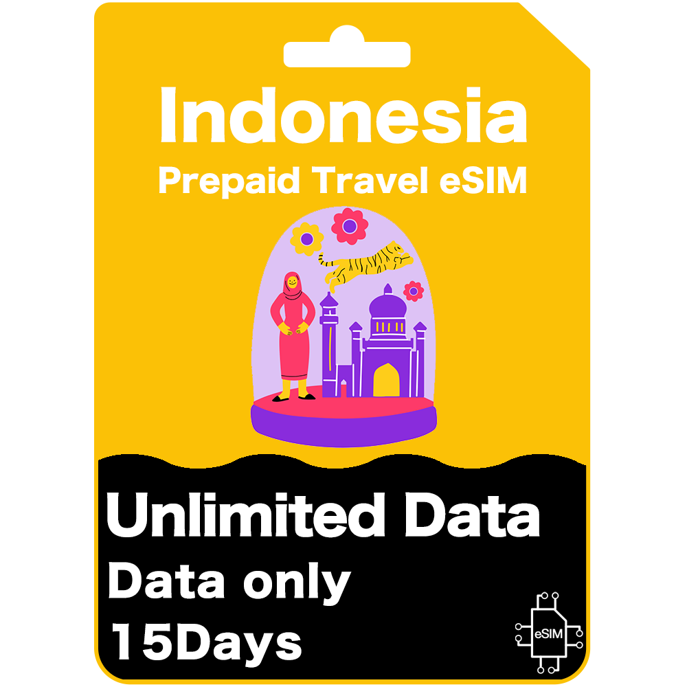 Indonesia & Bali  travel eSIM card