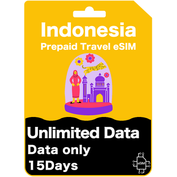 Indonesia Prepaid Travel eSIM Card