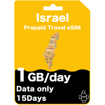 Israel Prepaid Travel eSIM Card