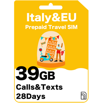 Italy Europe Travel SIM Card