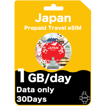 Japan Prepaid Travel eSIM Card