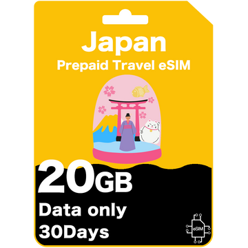 Japan Prepaid travel eSIM card