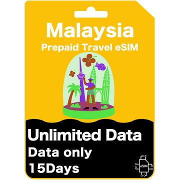 Malaysia Prepaid Travel eSIM Card