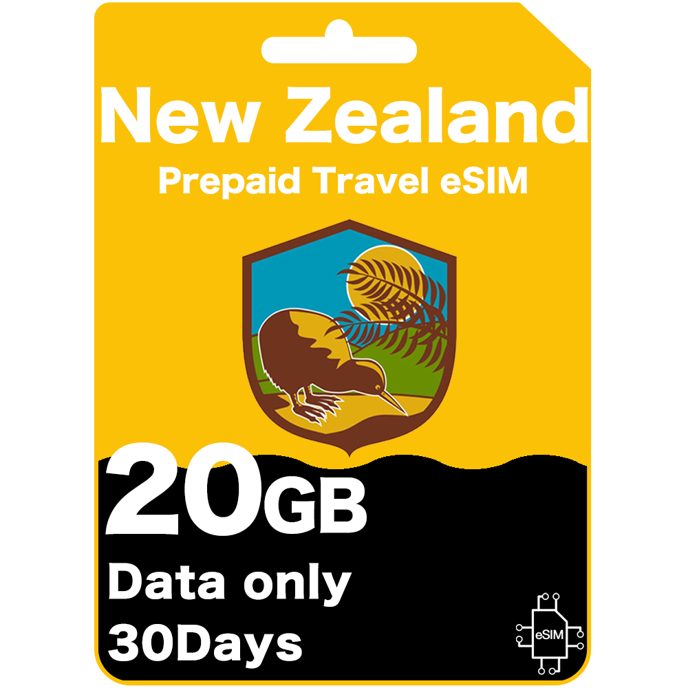 New Zealand Prepaid Travel eSIM