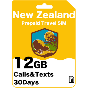 New Zealand & Australia Prepaid Travel SIM Card