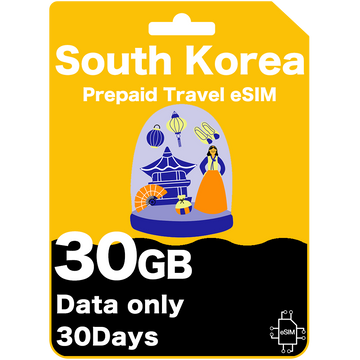 South Korea travel eSIM