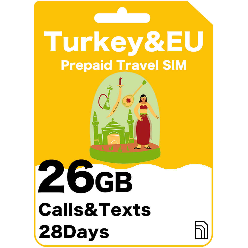 Turkey Europe Travel SIM Card