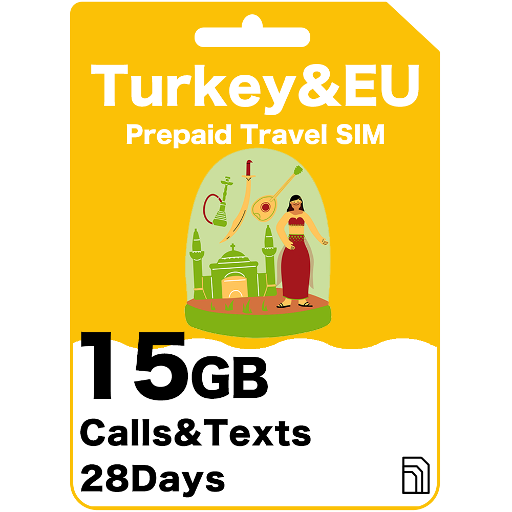 Turkey Europe Travel SIM Card