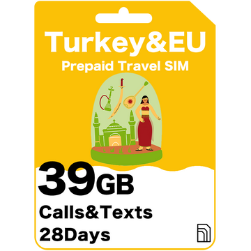 Turkey Europe Travel SIM Card