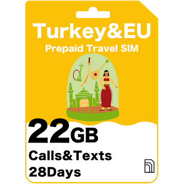 Turkey travel sim card 